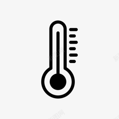 温度测量温度气候预报图标