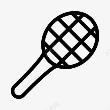 网球球拍羽毛球游戏图标