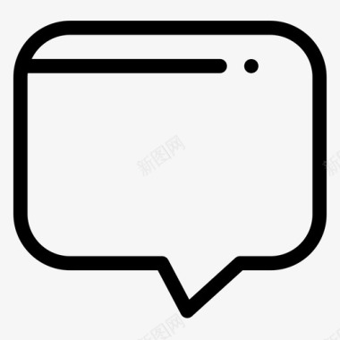 泡泡矢量聊天泡泡聊天在线聊天图标