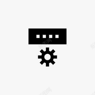齿轮标志设置齿轮配置图标