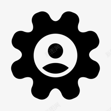 齿轮标志用户齿轮工业图标