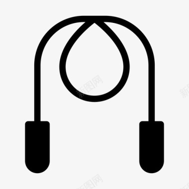 绳子绳子运动员运动图标