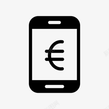 欧元图标支付欧元金融图标