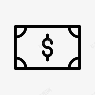 火焰美元图标美元现金货币图标