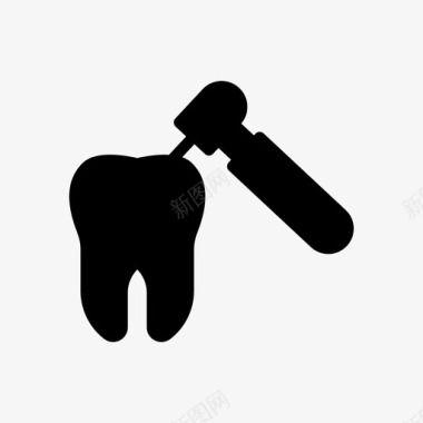 护理牙齿牙科设备图标
