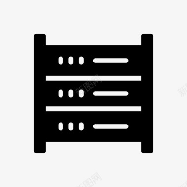 服务器托管数据中心数据库图标