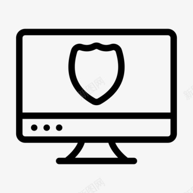 杀毒网站安全系统安全网页杀毒图标