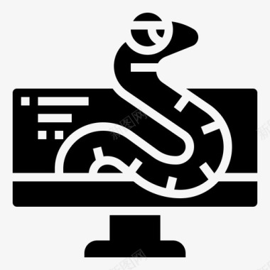 软件计算机按钮蠕虫计算机互联网图标