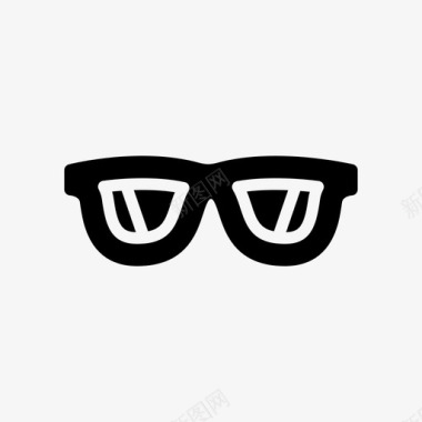 科学眼镜护目镜眼科学图标