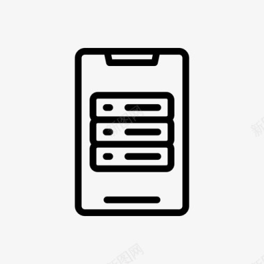 服务器移动数据库电话图标