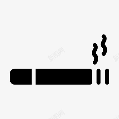 矢量烟务香烟烟吸烟图标