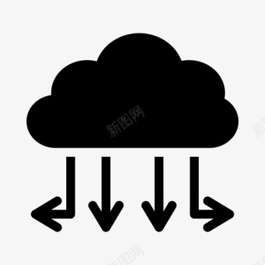服务器云计算配置图标