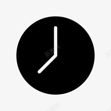 金融时钟时间时钟截止日期图标