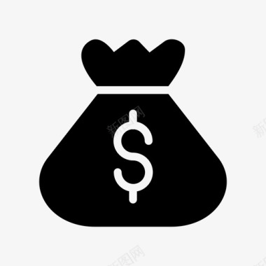 火焰美元图标包货币美元图标
