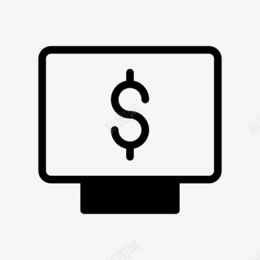 火焰美元图标财务业务美元图标