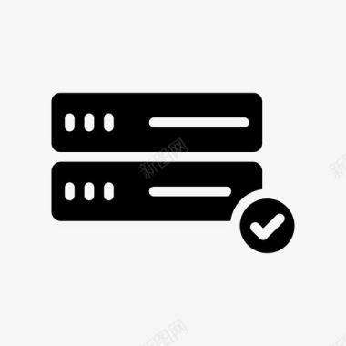 服务器服务器记号数据库gdpr图标