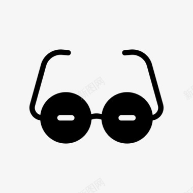 科学眼镜护目镜眼科学图标