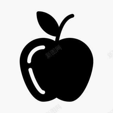 体育苹果食用食品图标