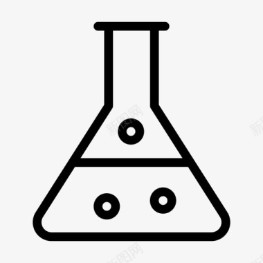 测试管烧瓶烧杯实验图标