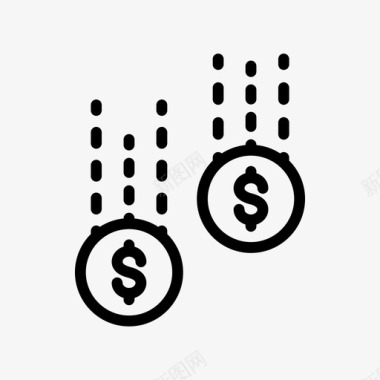 美元小图标发送美元财务图标