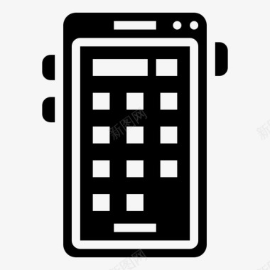 应用程序的智能手机智能手机应用程序通信图标