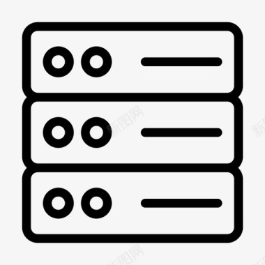 服务器数据库数据中心主机图标