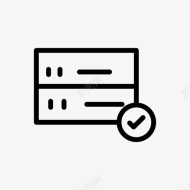 服务器数据库检查数据中心图标