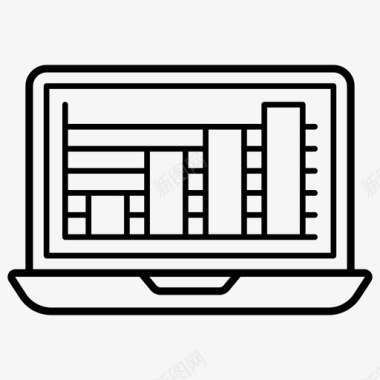 商务数据图市场数据业务分析业务信息图图标