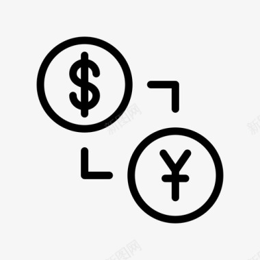 火焰美元图标外汇货币美元图标