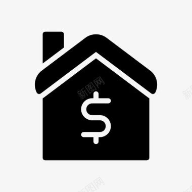 火焰美元图标银行美元金融图标