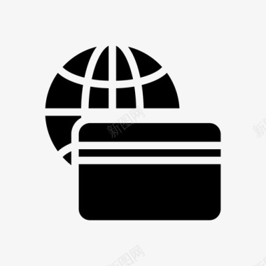 互联网商务支付浏览器信用卡图标