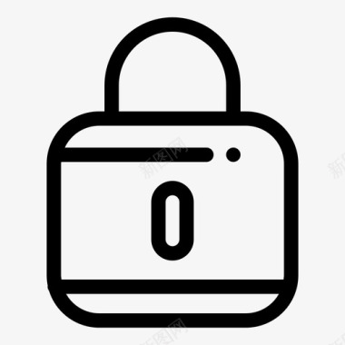 质量安全锁隐私私人图标