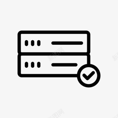 服务器服务器记号数据库gdpr图标