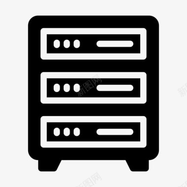 服务器硬件数据库大型机图标