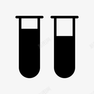 矢量试管试管实验实验室图标