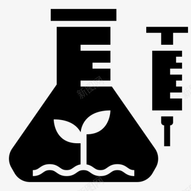 旧物改造基因改造生物化学实验图标