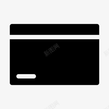 信用卡信用卡商业和金融借记卡图标
