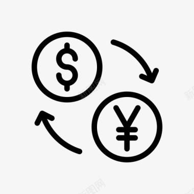 火焰美元图标转账货币美元图标