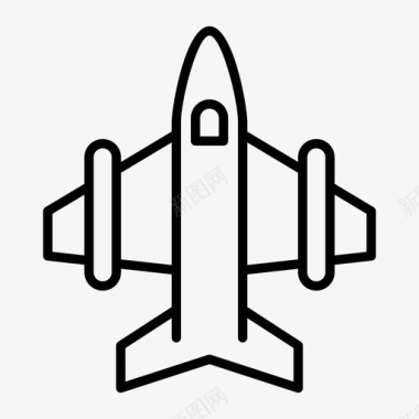 航空飞机航空飞行图标