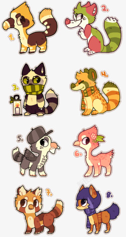 point adoptables by raidoo on deviantART可爱素材