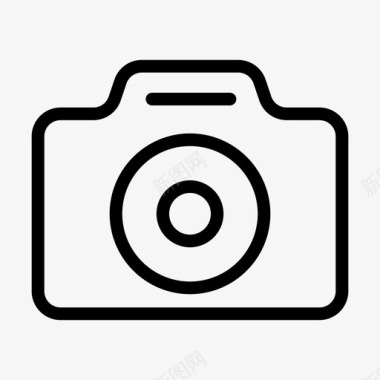 摄影活动相机捕捉数码单反图标