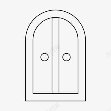 火焰背景装饰窗平开窗装饰图标