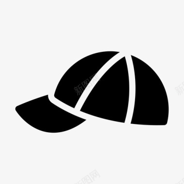 运动帽子棒球帽游戏图标