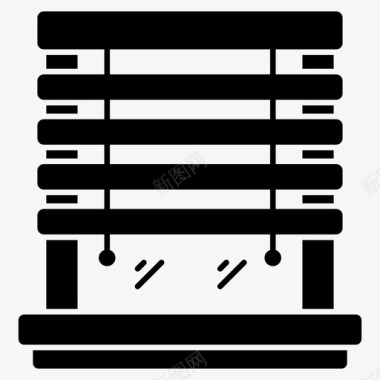 遮光窗帘窗帘装饰窗帘家居装饰图标
