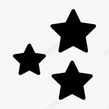 光芒星星占星术天文学图标