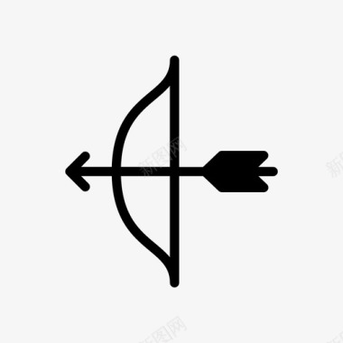 丘比特弓和箭丘比特飞镖图标
