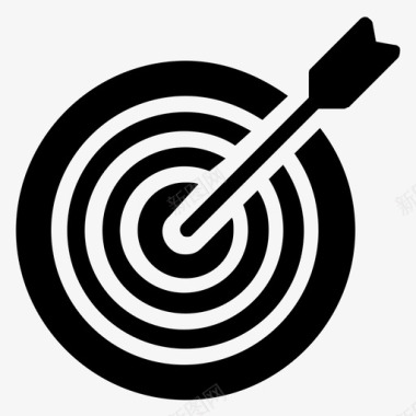 数字免扣图片目标射箭斗牛图标