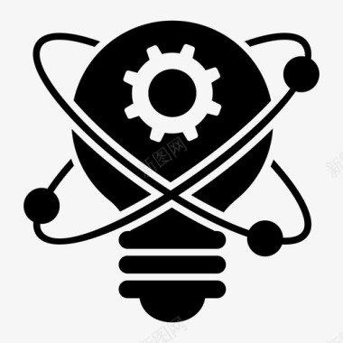 创意火焰设计创新创意创意发展图标