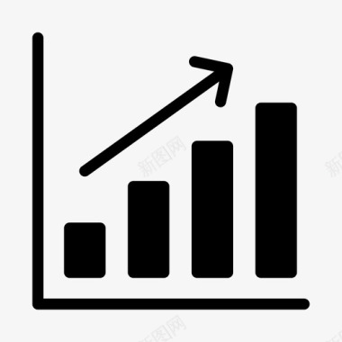 可视化统计图表统计图表增长图标