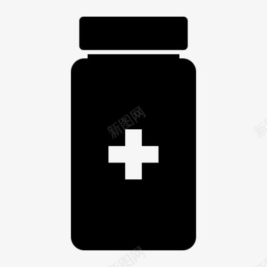 药瓶效果图药瓶医院医疗图标